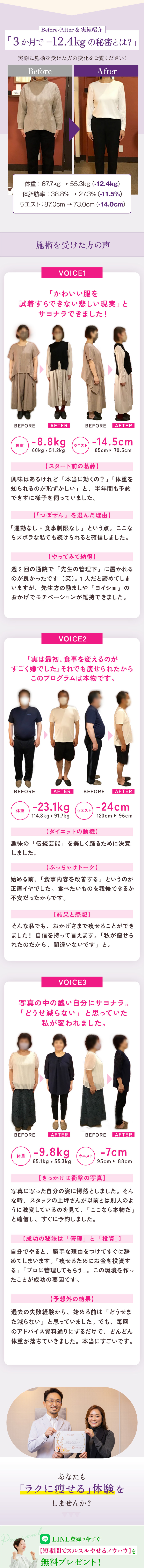 耳つぼ×鍼×ファスティングを組み合わせた『ガマンしないダイエットプログラム』